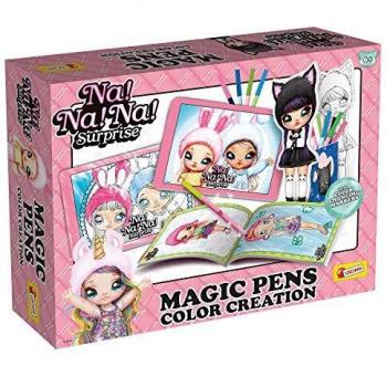 Lisciani - Na Na Na Surprise - Crea y colorea con los marcadores magicos - Juego educativo creativo para niñas a partir de 6 años