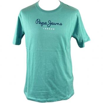 Pepe Jeans Eggo Short Sleeve T-Shirt 100% Cotton Jungle Green Size M