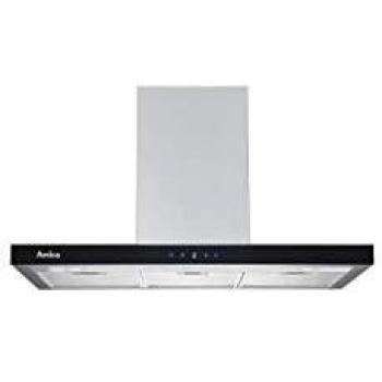 Campana de pared decorativa Amica AH2439 - 90cm, acero inoxidable, 645m³/h, 69dB