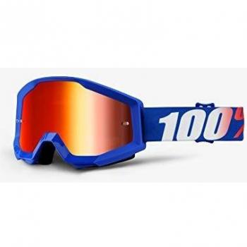 100 Percent STRATA Goggle Nation - Mirror Red Lens
