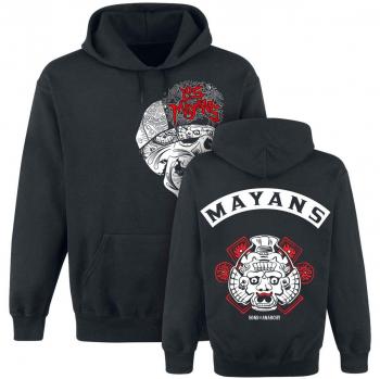 Sons Of Anarchy Los Mayans Sudadera con capucha Negro XXL