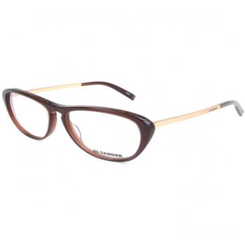 Jil Sander J 4013 C Armazones para Mujer Marrones con lentes recetados de 53 mm