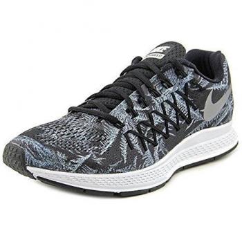 Nike Air Zoom Pegasus 32 Solstice, Zapatillas de Running para Hombre, Negro / Plateado