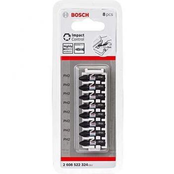 BOSCH 2608522324 - Punta de atornillar Impact PH2x8: 25mm: Insert 8 uds