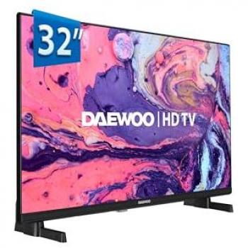 Televisor Smart TV Daewoo 32 LED HD 32DM65HV - Diseño sin Marcos, Dolby Audio, Compatible con Alexa