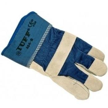 Juba - Guante americana serraje+algodón gris talla 10