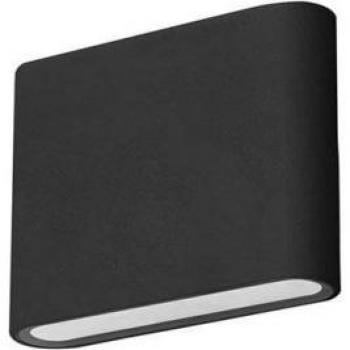 Aplique de pared Slim LED 3000°K 5W Gris Urbano IP54 268Lm Forlight