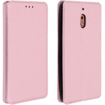 Funda Libro Cartera con Soporte Oro Rosa para Nokia 2.1