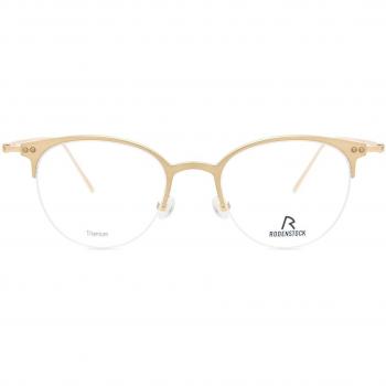 Armazones para Mujer Rodenstock R7085 A Dorados con Lentes Recetadas 47