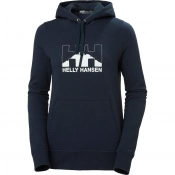 Helly Hansen Women's Nord Graphic Hooded Sweatshirt Navy Large