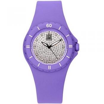 Light Time Quartz Watch Analogue Display and Silicone Strap L122LI