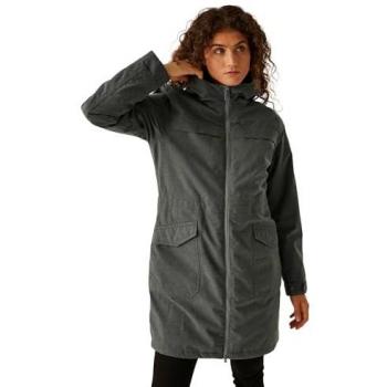 Regatta Women's Lightweight Grey Romine II Waterproof Parka Jacket, Size 8