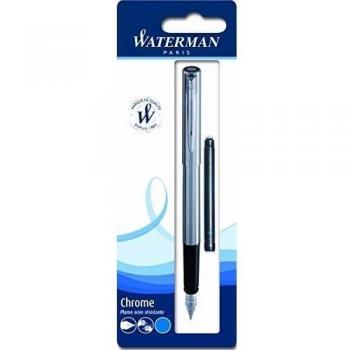 Waterman S0174956 - Pluma estilográfica, plata