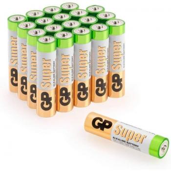 Pila Alcalina AAA 1.5V de GP LR03-AAA Super Alkaline (20 Unidades)