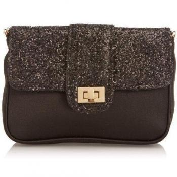 Victoria Delef 14V0413 - Cartera de mano para mujer, color negro, talla
