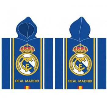 Poncho de playa infantil Real Madrid 67143 azul Junior