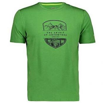 CMP T-Shirt 38T6457 Camiseta, Hombre, Edera, 48