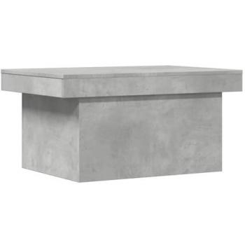 Mesa de centro madera de ingeniería gris hormigón 100x55x40 cm, mesa auxiliar, mesa de salón, mesa decorativa, mesita de sofá