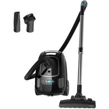 Cecotec Conga Powerbag 4000 XL Aspirador con Bolsa, 890W, Capacidad 4L, Filtrado de Alta Eficiencia, Tubo Telescópico Metálico, Accesor