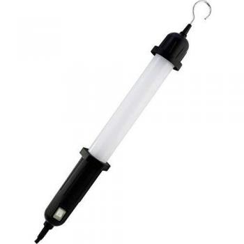 Lámpara LED portátil 7W negra con gancho de suspensión, 5m de cable, 320lm, IP54