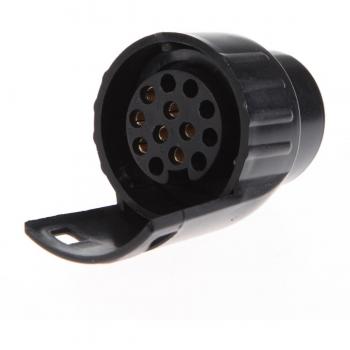 Amazingdeal365 Convertidor de piña de 13 polos para caravana a 7 polos para remolques