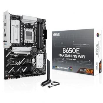 Placa Base ASUS B650E MAX GAMING WIFI ATX - AMD B650, Socket AM5, DDR5, PCIe 5.0, Wi-Fi 6E, Ethernet 2.5Gb, Tres Ranuras M