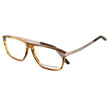 Porsche S0350188 Marcos para Gafas recetadas, Marrón, 57 mm para Hombre
