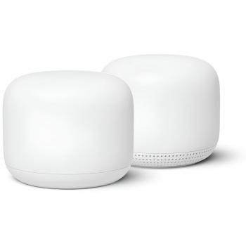Google Nest Wifi router inalámbrico Gigabit Ethernet Doble banda (2,4 GHz / 5 GHz) Blanco