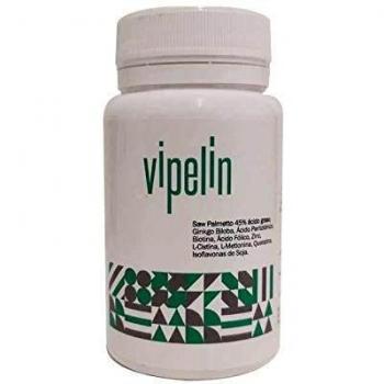 VIPELÍN 60 Comprimidos | Vitaminas para el pelo, tratamiento caída del cabello | Específico para hombre | Ingredientes 100% naturales | FABRICADO EN ESPAÑA