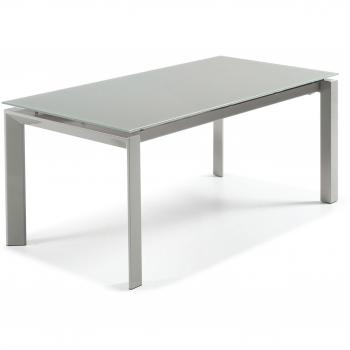 Kave Home Mesa Extensible Kila 160-230 cm, gris