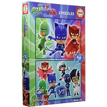 Puzzle 2x48 Piezas Pj Masks Ravensburger 07833
