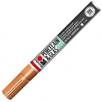 Marabu Porcelain Painter 1-2mm Tip-Copper, Paint, 2 x 2 x 14 cm