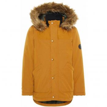 NAME IT Boy - Abrigo de Invierno Marrón marrón 122 cm