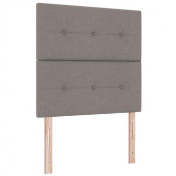 Cabecero LED con Luces de Tira Taupe 100 cm Tela