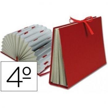 CARPETA FUELLE LIDERPAPEL CUARTO CARTON FORRADO NEGRA