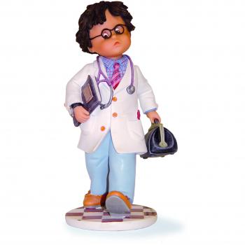 Nadal Ya Soy Medico Grande Figura Decorativa, Resina, Multicolor, 11.70x11.00x21.00 cm