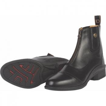 Botines de Equitación Unisex Rapture Dublin con Cremallera - Negros