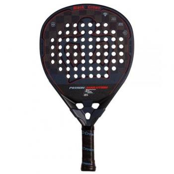 Black Crown Patron Evolution 2024 Pala de Pádel - Forma Híbrida, Gama Alta, Carbono 24K