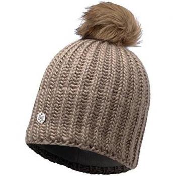 Buff Mujer Knitted y Polar Tiene Glen Gorro, Beige Chic, One Size