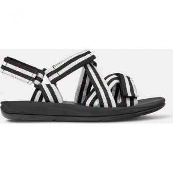 CAMPER Match Sandals for Men in Black/White, size 39, made of Cotton fabric