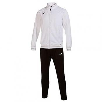 Chándal Joma Montreal Hombre Blanco y Negro - Conjunto Deportivo Cómodo y Duradero para Tenis
