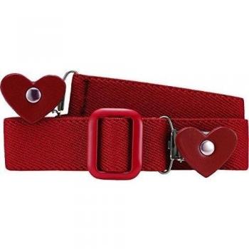 Playshoes Elastic Belt Cinturón, Rojo