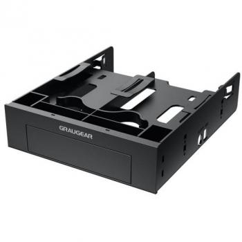 Soporte de 5,25 para 2x HDD/SSD de 2,5 y 1x HDD de 3,5 - GRAUGEAR GG 18069