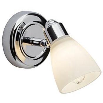 Lámpara de pared Kensington cromada con IP44