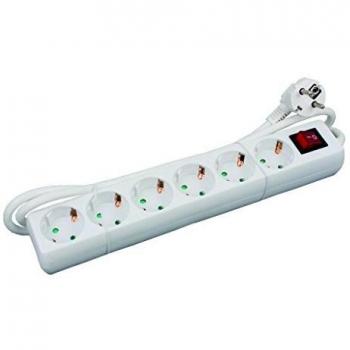 Cofan 51001006 Base múltiple de 6 Tomas, 250 V, 1.4 m