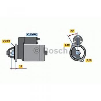 Motor de Arranque Bosch 986021260 - Tipo: Motor de arranque, Marca: Bosch, Número de pieza: 0 986 021 260