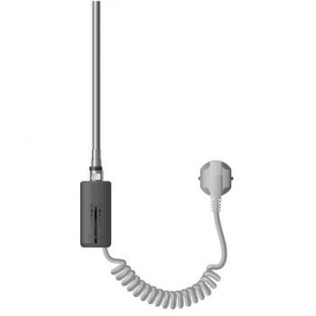 Elemento Calefactor Eléctrico 1200W de Acero Inoxidable Antracita para Radiadores con Termostato, Control de Temperatura, Temporizador y Funcionamiento Táctil