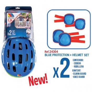 MOLTO SET CASCO + PROTECCIONES ROJO 24304