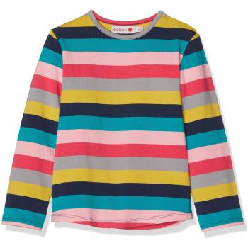 boboli Stretch Knit T-Shirt Striped For Baby Girl Camiseta, Multicolor
