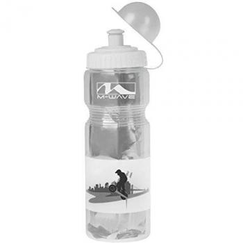 M-Wave 340342.0 Bidón, Unisex Adulto, Blanco, 400 ml